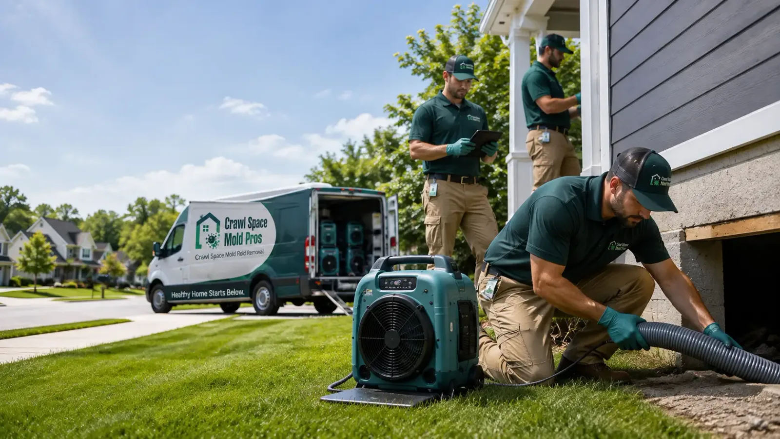 Crawl Space Mold Removal in Shickley, NE